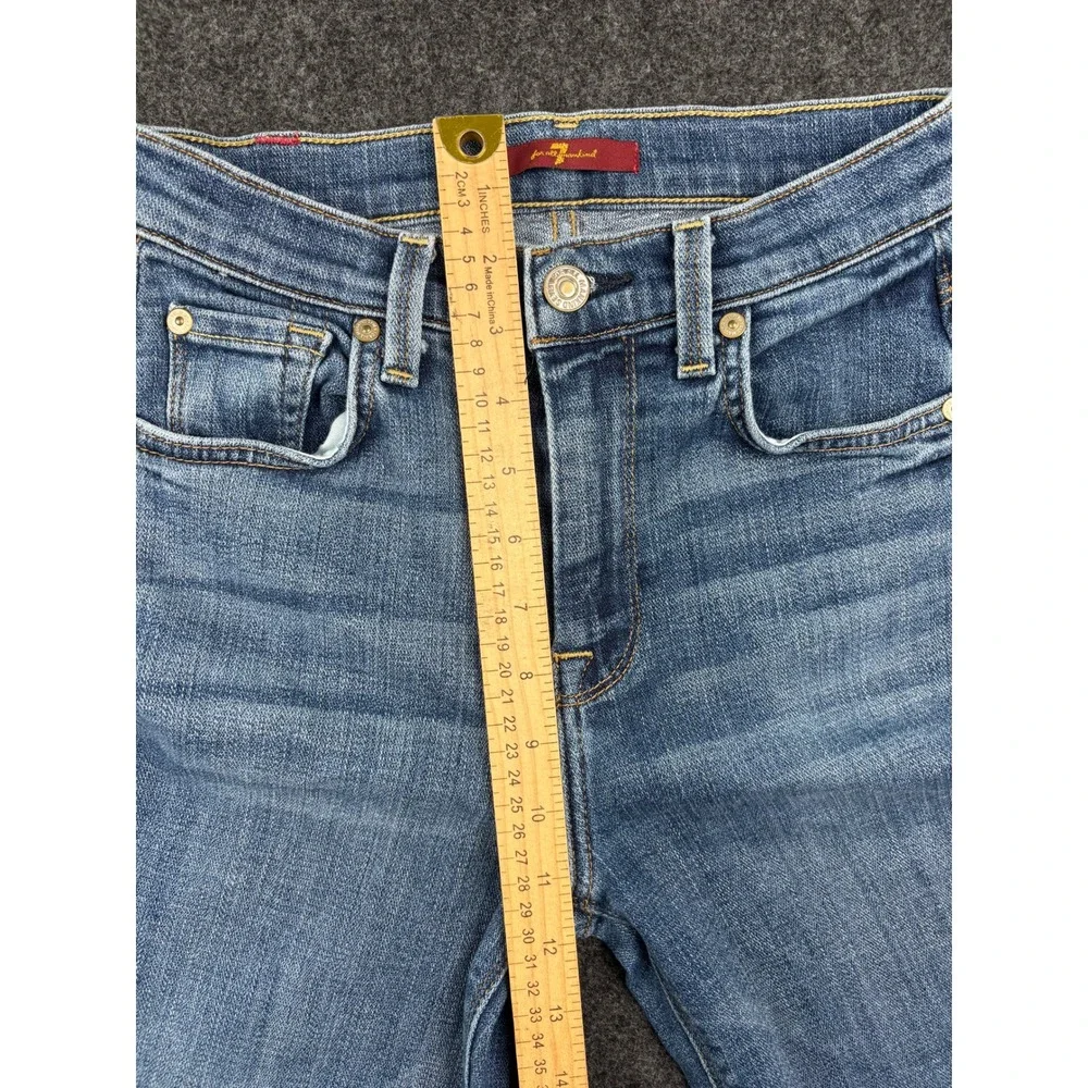 7 For All Mankind Light Blue Flared Jeans